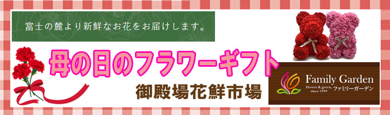「ファミリーガーデン」の母の日ギフト バナー画像