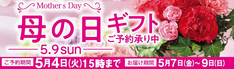 2021年の「母の日ギフト」 バナー画像