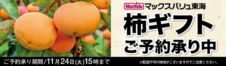 2020年「柿ギフト」全国配送 バナー画像