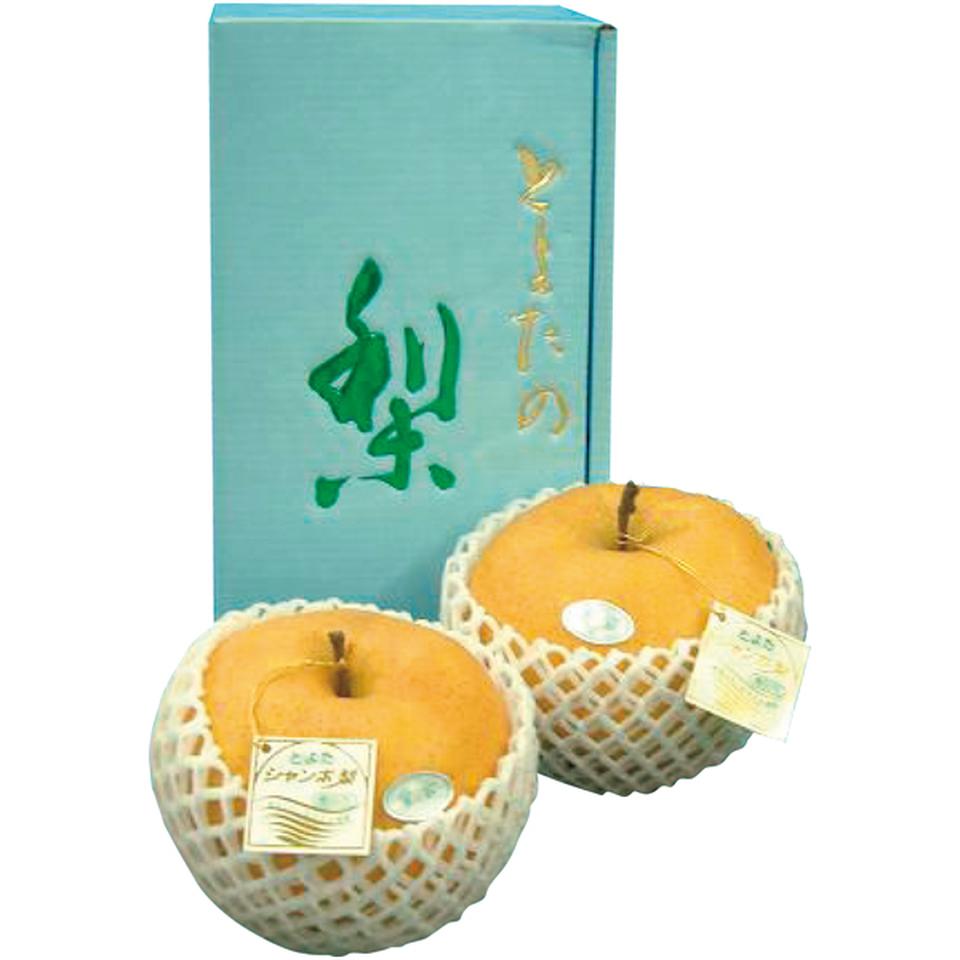 【冬の贈りもの】愛知県産（ＪＡあいち豊田） あたご梨２個化粧箱 商品サムネイル