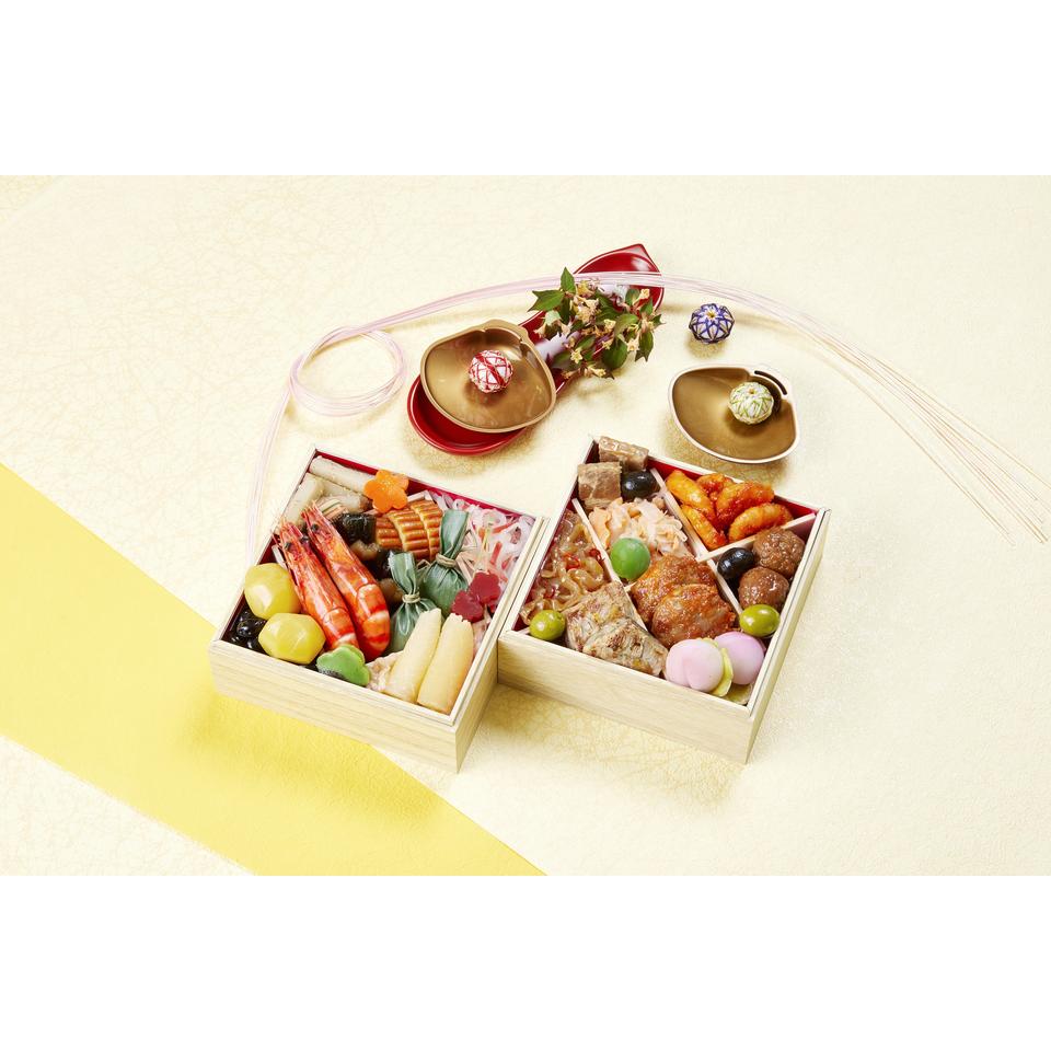 【おせち】京菜味のむら 「小袖」こそで二段重 [冷凍] ２人前 商品サムネイル