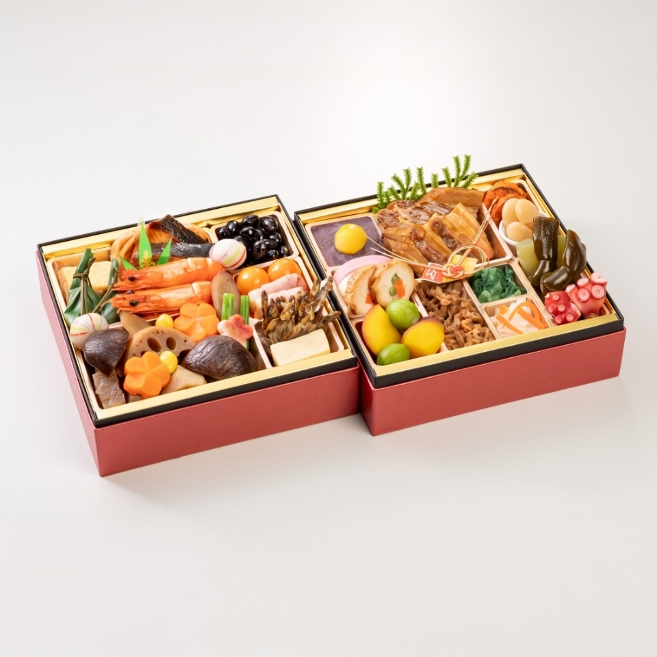 【おせち】美濃味匠 桃青 和風二段重 [冷蔵] ２－３人前 商品サムネイル