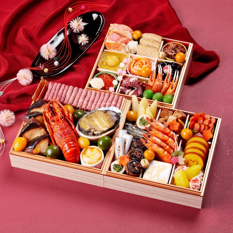 【おせち】京菜味のむら 「平安絵巻」へいあんえまき 和風三段重 [冷凍] ３－４人前 商品サムネイル