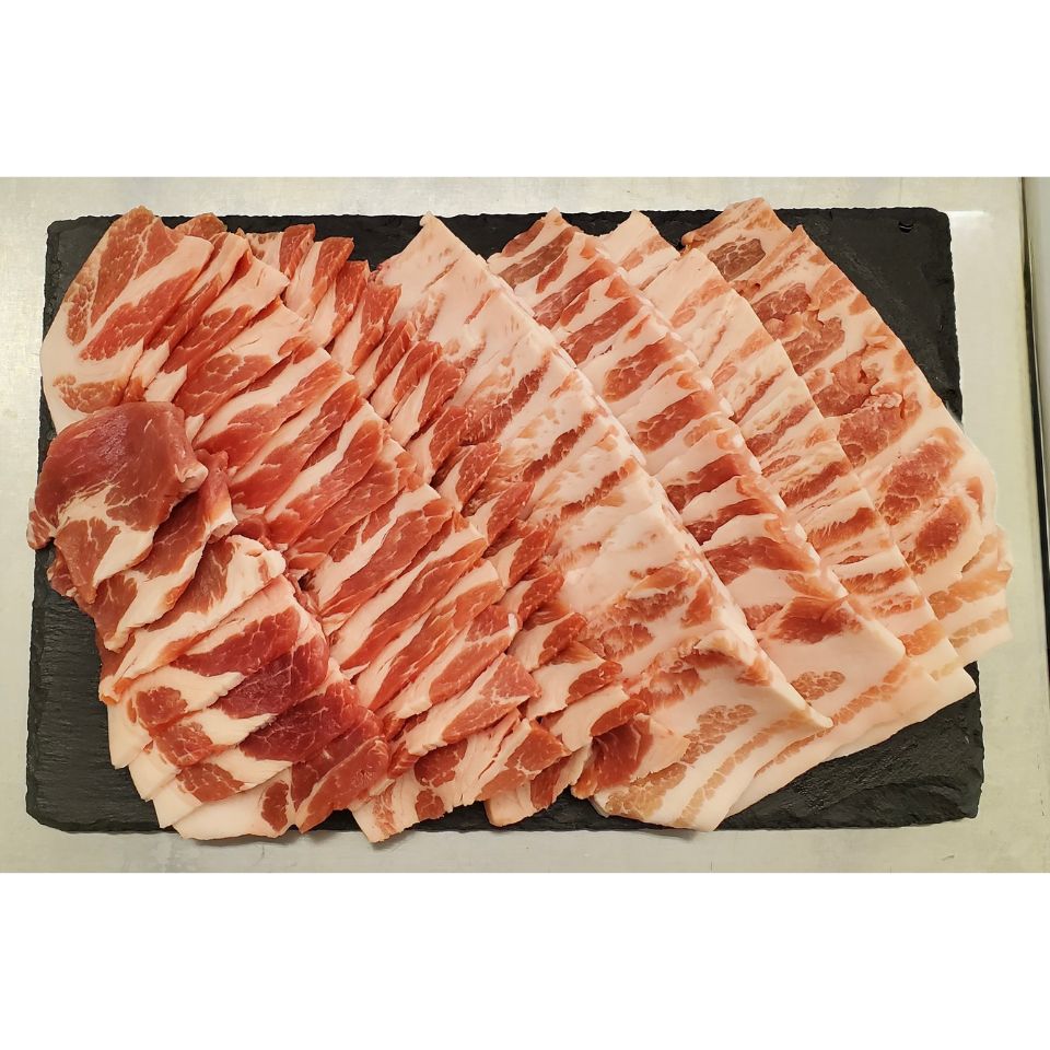 【父の日お肉グルメ】三重県産伊勢うまし豚焼肉用セット（かたロース・ばら）１ｋｇ 商品サムネイル