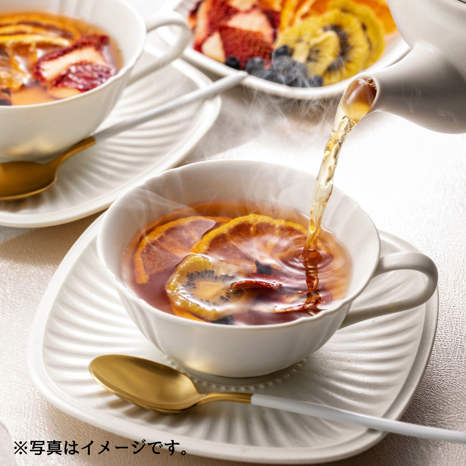 【愛知 えいこく屋&オモロス】4種ドライフルーツティーセット 6個入り(ギフトパッケージ) 商品画像(4)
