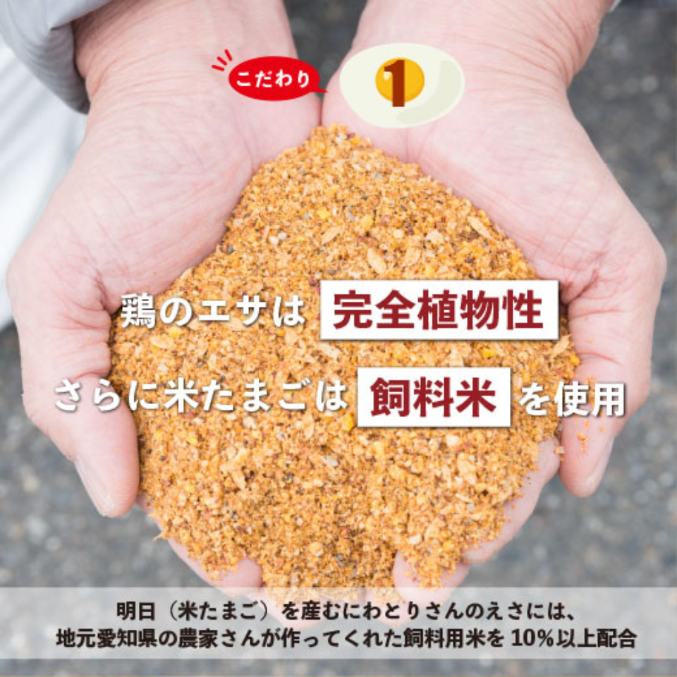 【愛知 デイリーファーム】あいちの米たまご6個入 (6パック詰め合わせ)(クール便お届け) 商品画像(4)