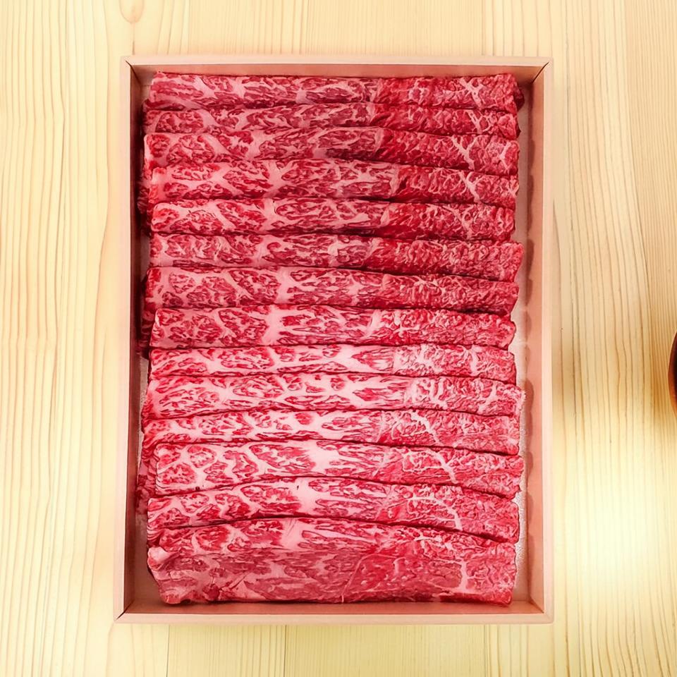 【決算じものギフト】三重県産松阪牛赤身すき焼き用スライス（もも）５５０ｇ 商品サムネイル