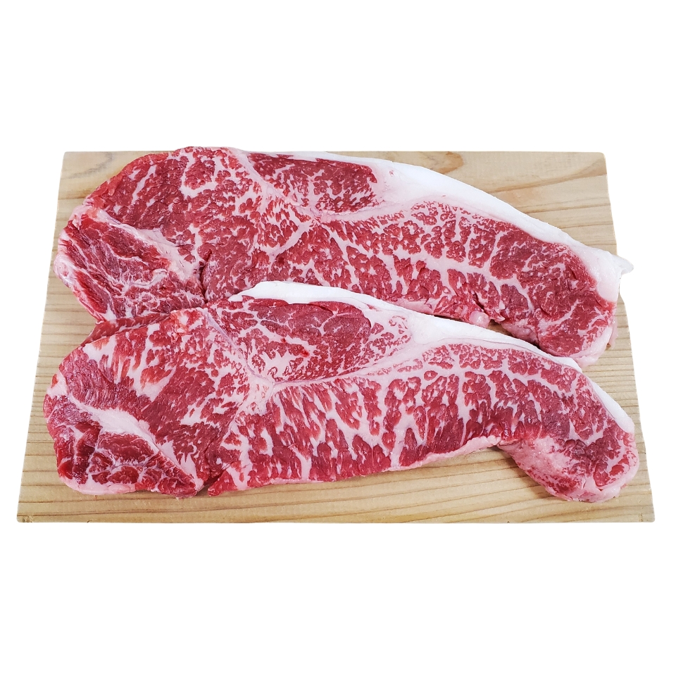 【父の日お肉グルメ】静岡県産あしたか牛ロースステーキ用（交雑種）４００ｇ（１枚約２００ｇ×２枚） 商品サムネイル