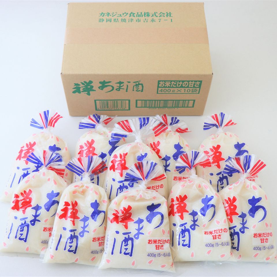 【静岡 カネジュウ食品】禅 あま酒 お米だけの甘さ 400g×10袋入り 商品サムネイル