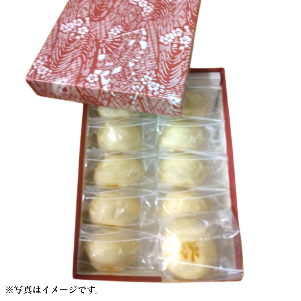 【三重 田中観月堂】作(ざく)饅頭 10個入 商品画像(2)