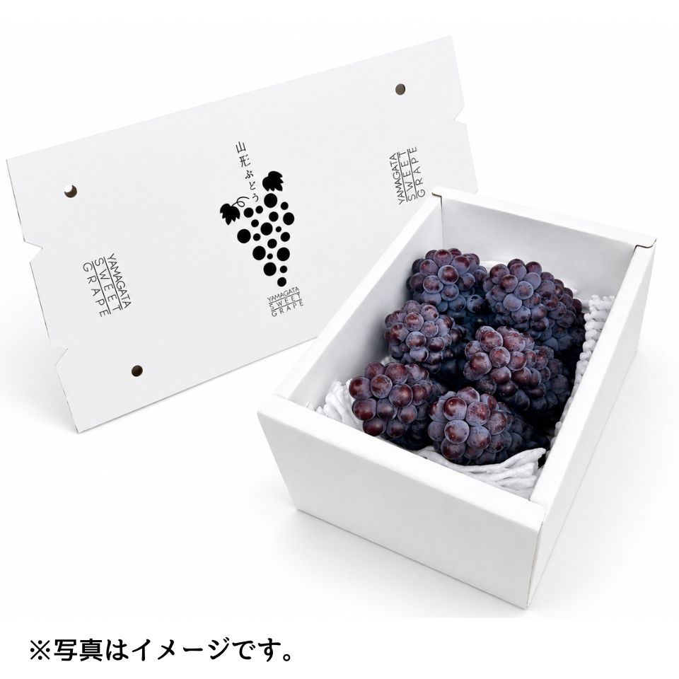 【フルーツギフト】山形県置賜産デラウェア 2Lサイズ(6房入り)専用箱入 商品サムネイル