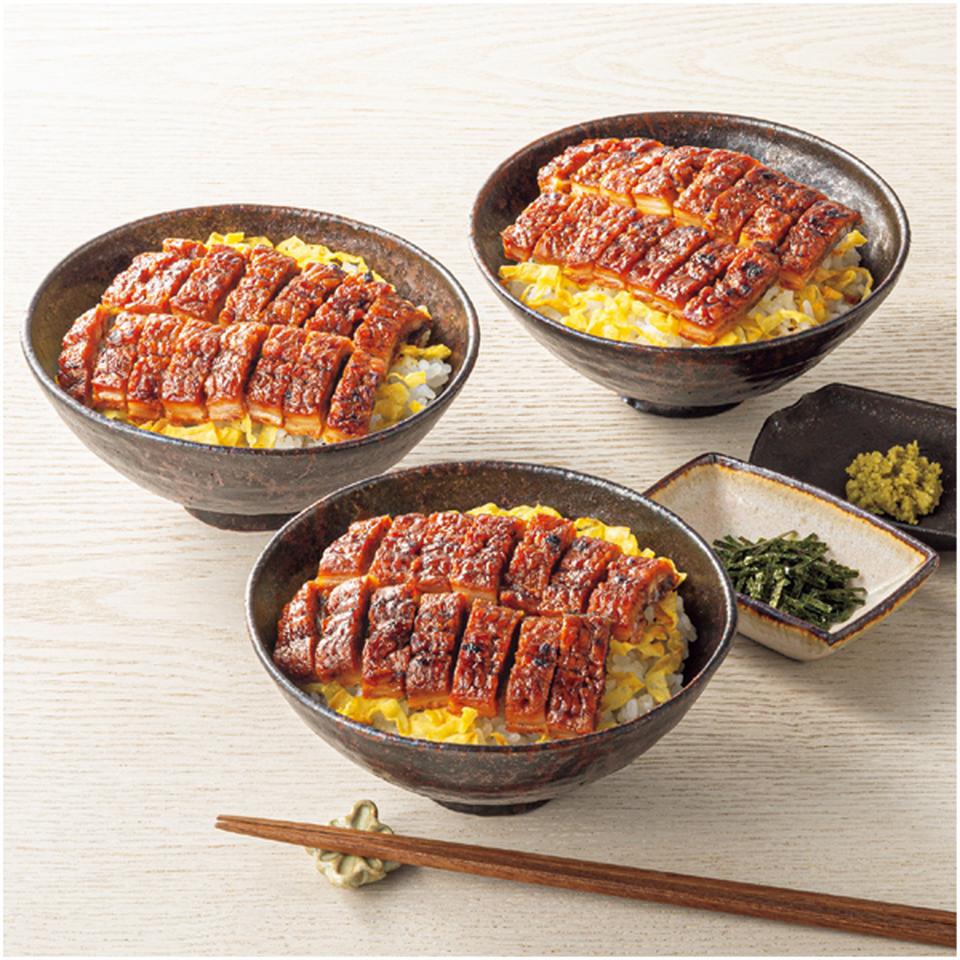 【父の日早得】まんてんや手焼きうなぎ使用　ひつま武士どん３個 商品サムネイル