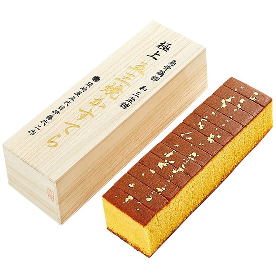 【夏の贈りもの】須崎屋　和三盆糖　烏骨鶏卵　長崎五三焼かすてら　極上 商品サムネイル