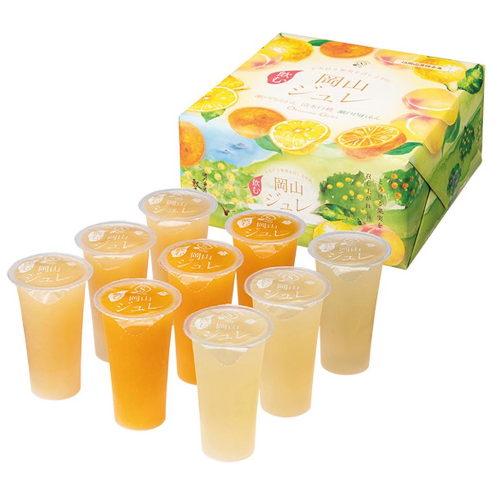 【夏の贈りもの】竹久夢二本舗敷島堂　岡山ジュレ３種アソート　９本入 商品サムネイル