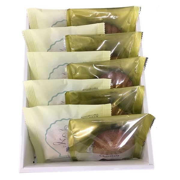 【三重伊勢】【ブランカ】【期間限定販売 2/20 15時まで】【ブランカ】シェルレーヌ　プレーン＆チョコ10個入 商品サムネイル