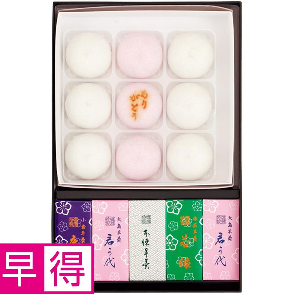 【父の日早得】塩瀬総本家薯蕷饅頭・姫羊羹詰合せ 商品サムネイル