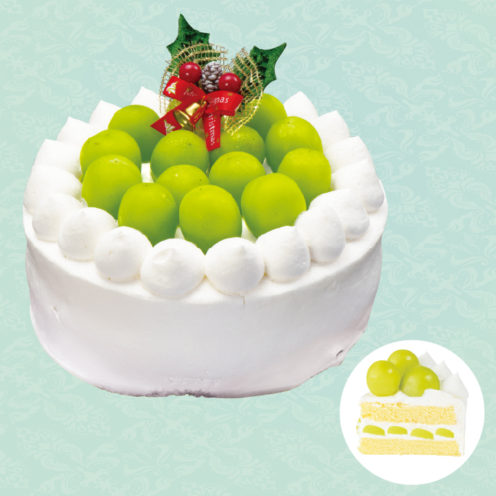 【プチ・フルール】Xmasシャインマスカット生デコ 商品サムネイル