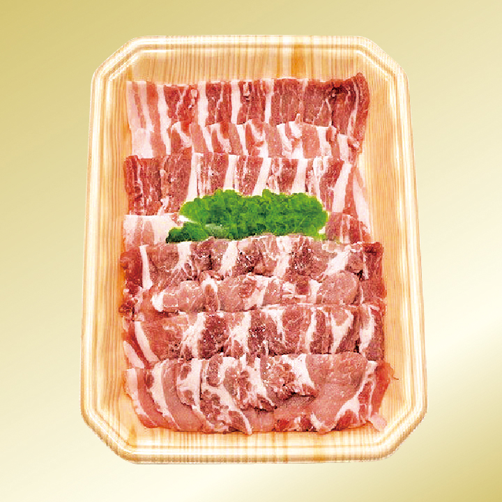 【静岡県産】ふじのくに麦豚焼肉用セット（かたロース・ばら）　500ｇ 商品サムネイル