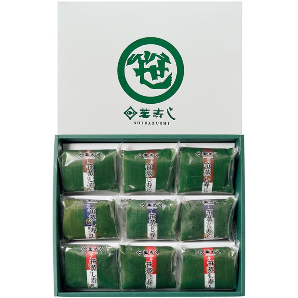 【母の日早得】芝寿し笹蒸し寿し９個入 商品サムネイル