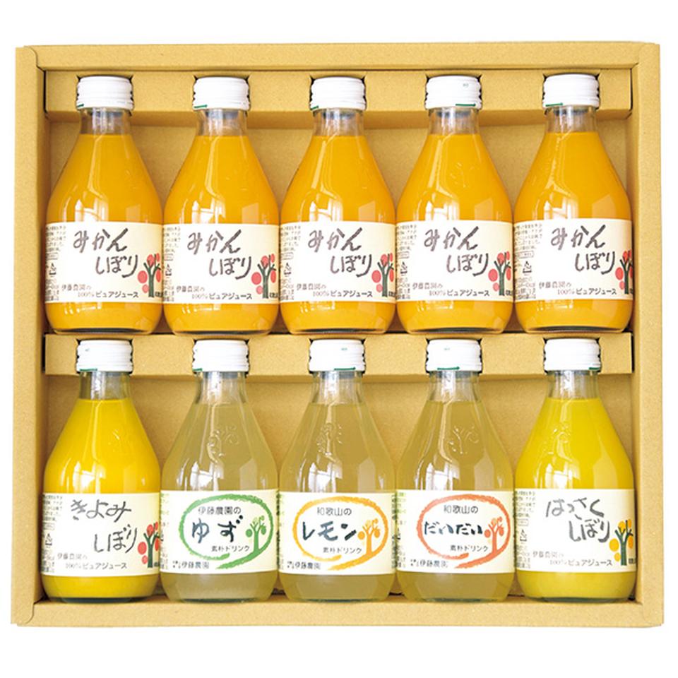 【夏の贈りもの】伊藤農園　１００％ストレートジュース＆素朴ドリンクセット 商品サムネイル