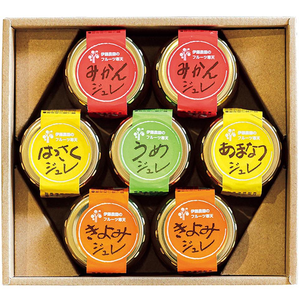 【夏の贈りもの】伊藤農園　フルーツ寒天ジュレ７個セット 商品サムネイル
