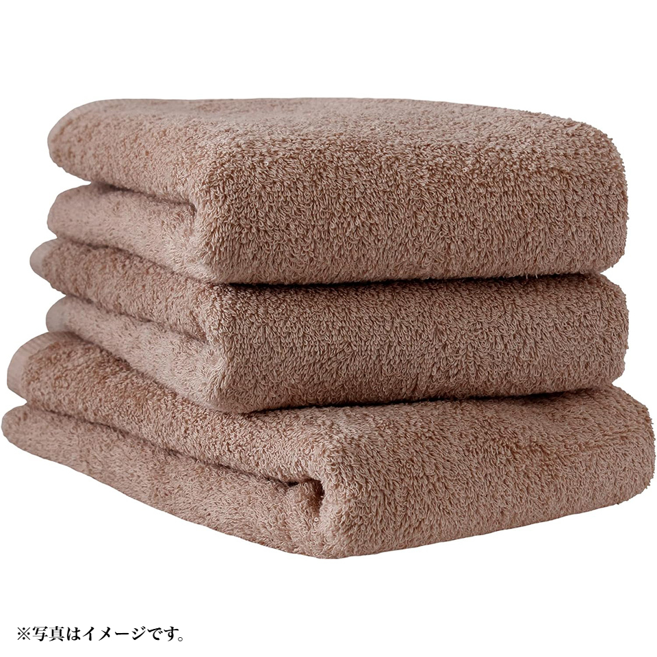 【ヒオリエ】日本製 ホテルスタイルタオル ビッグフェイスタオル マルーンブラウン 商品サムネイル