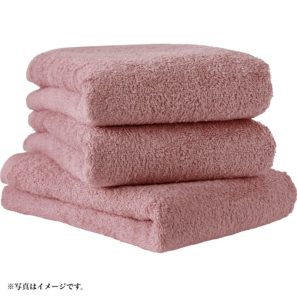 【ヒオリエ】日本製 ホテルスタイルタオル ビッグフェイスタオル ダスティピンク 商品サムネイル