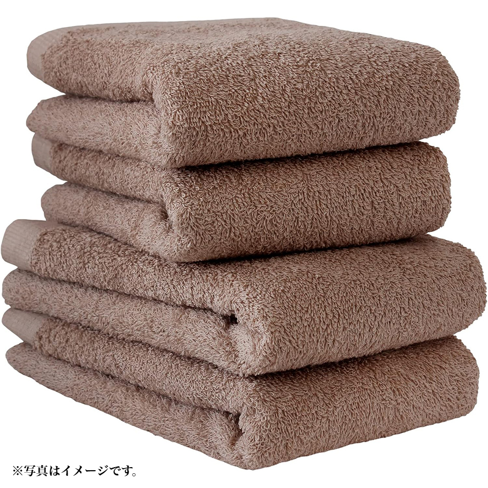 【ヒオリエ】日本製 ホテルスタイルタオル フェイスタオル マルーンブラウン 商品サムネイル