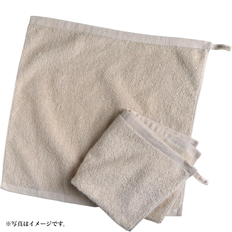 【ヒオリエ】日本製 ホテルスタイルタオル ハンドタオル グレーベージュ 商品サムネイル