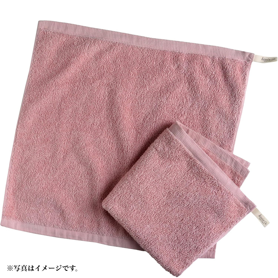 【ヒオリエ】日本製 ホテルスタイルタオル ハンドタオル ダスティピンク 商品サムネイル