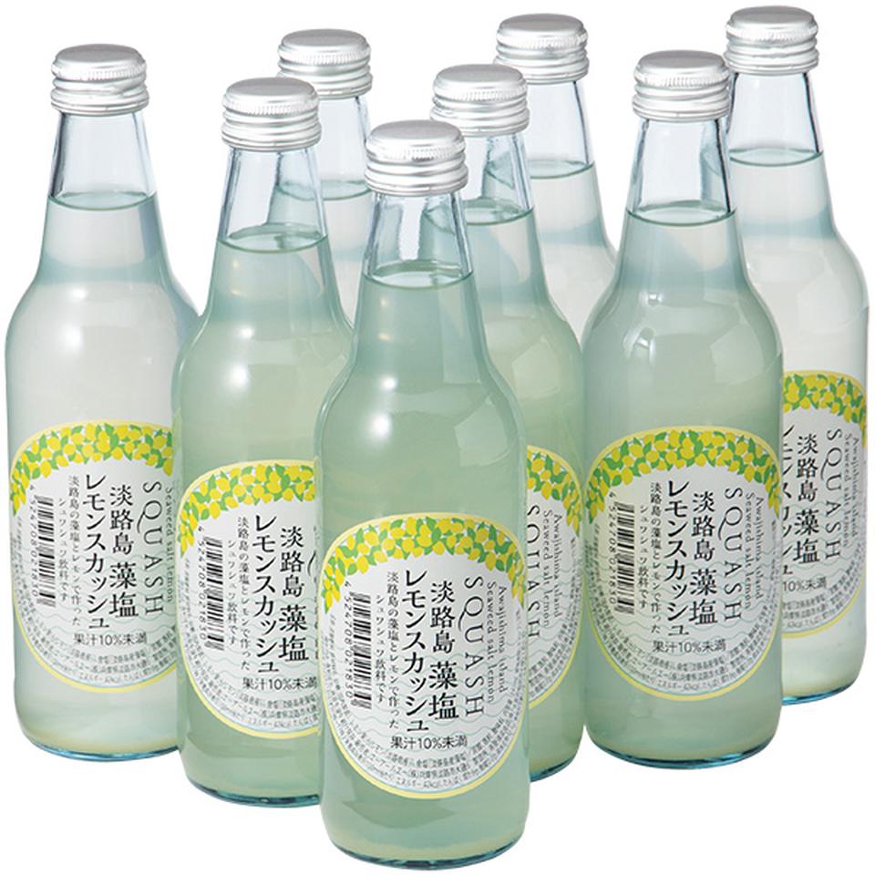 【夏の贈りもの】ユーアールエー　淡路島藻塩レモンスカッシュ　８本セット 商品サムネイル