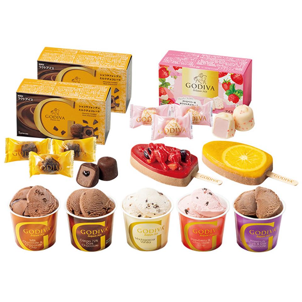 【夏の贈りもの】ゴディバ　アイス　バラエティーコレクション１０個入 商品サムネイル