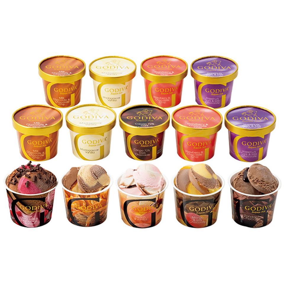 【夏の贈りもの】ゴディバ　アイスシーズナルコレクション１４個入 商品サムネイル