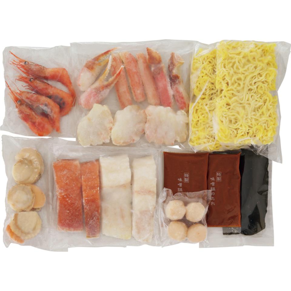 【お歳暮 ギフト早得】カネコメ田中水産 北海かにの海鮮みそ鍋 商品画像(3)