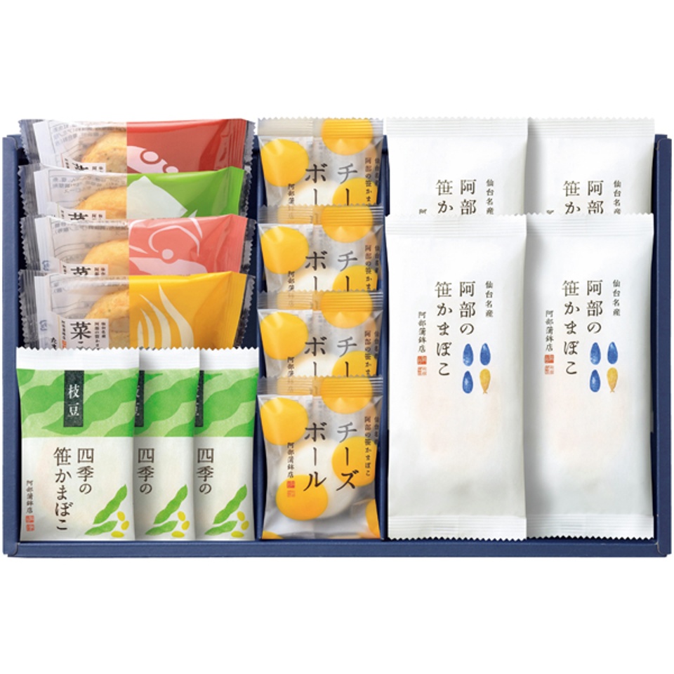 【夏の贈りもの】阿部蒲鉾店 笹かまぼこ詰合せ 商品サムネイル