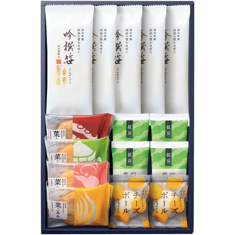 【夏の贈りもの】阿部蒲鉾店 笹かまぼこ詰合せ 商品サムネイル