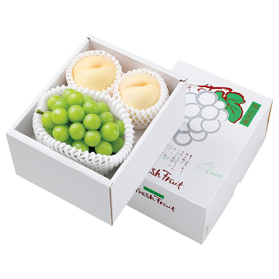 【夏の贈りもの】岡山県産　シャインマスカット＆白桃 商品サムネイル