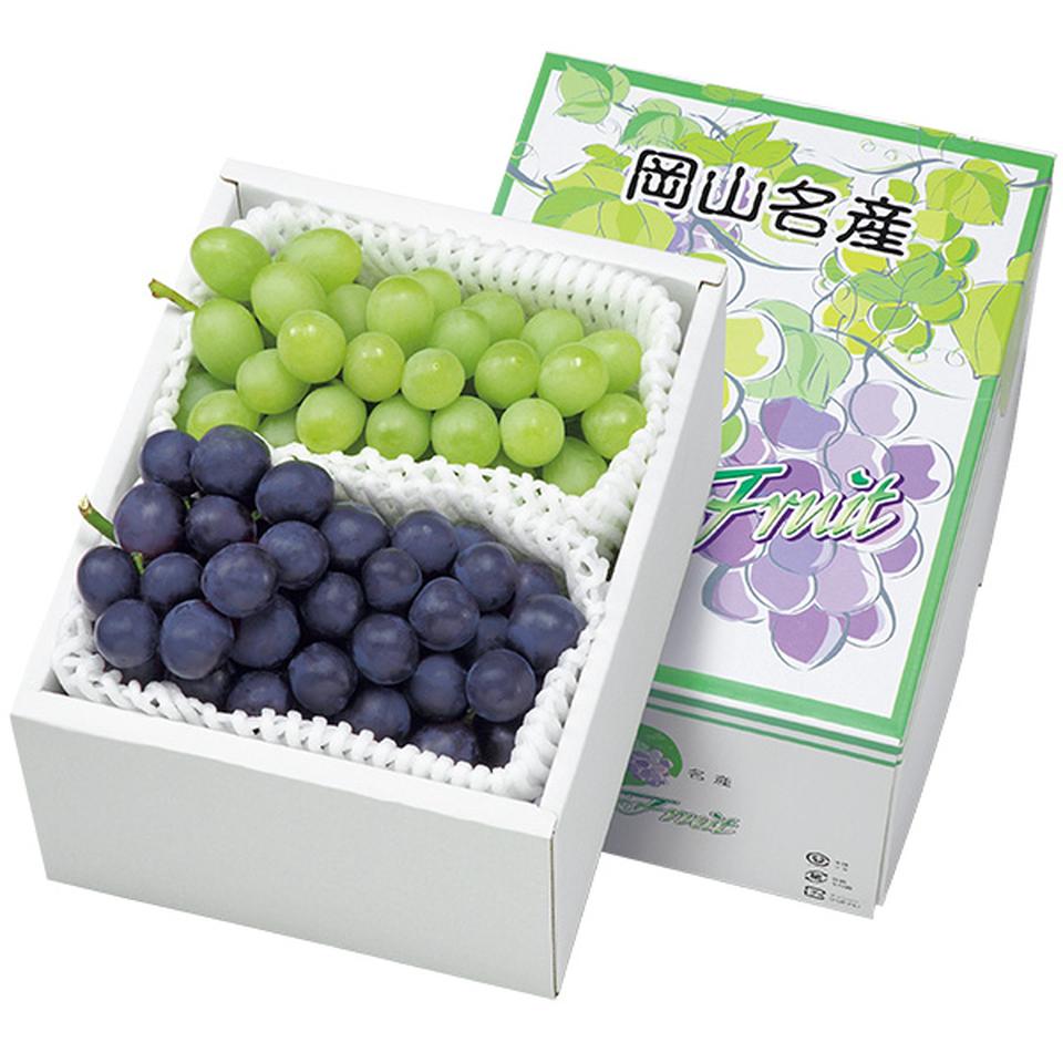 【夏の贈りもの】岡山県産　岡山のマスカット＆種なしピオーネ 商品サムネイル