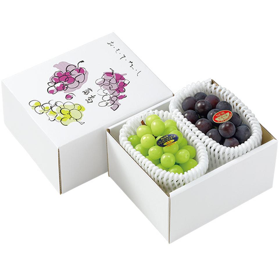 【夏の贈りもの】岡山県産　岡山のシャインマスカット＆種なしピオーネ 商品サムネイル