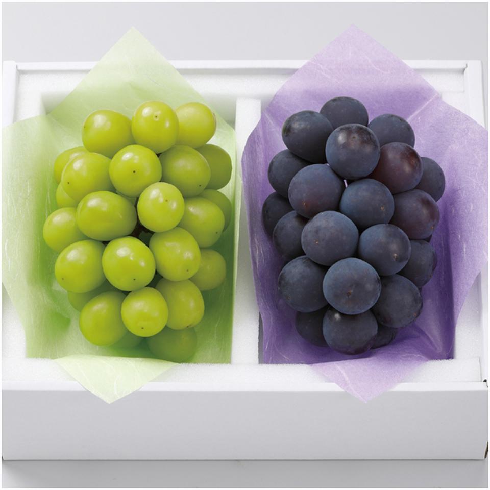 【父の日】岡山県産マスカット・オブ・アレキサンドリア＆種なしピオーネ 商品サムネイル