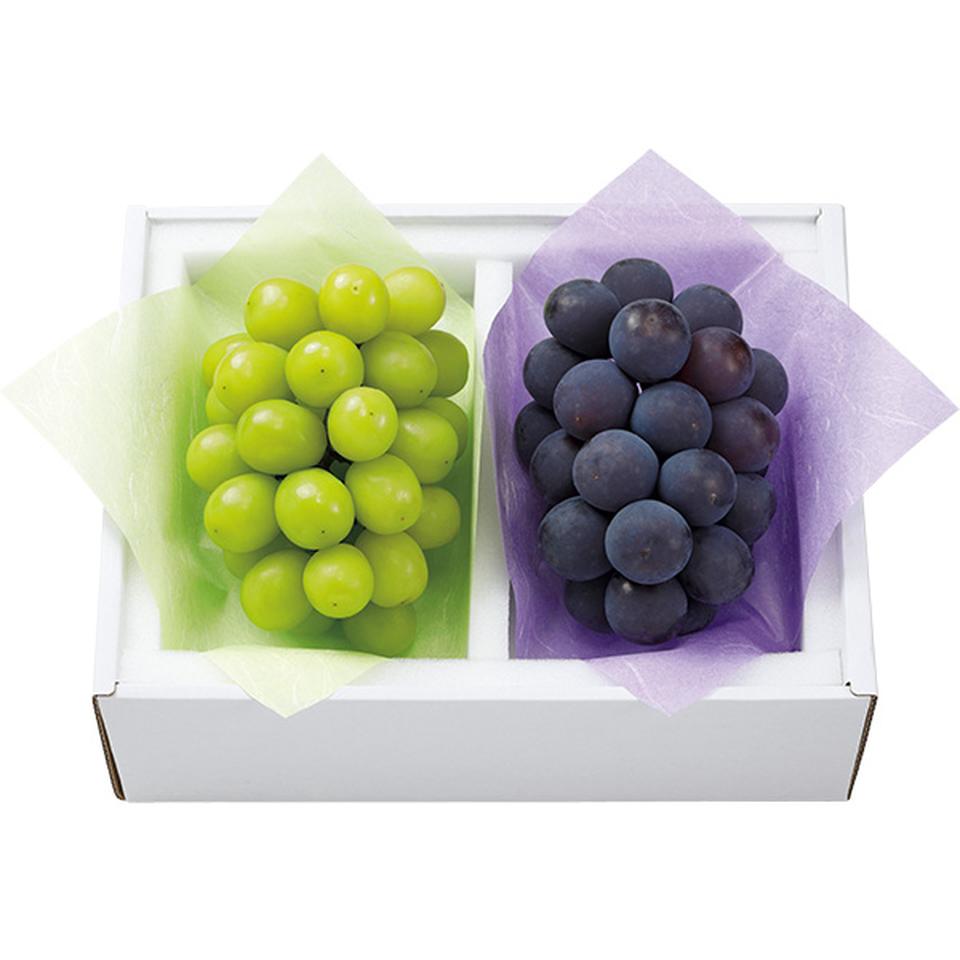 【夏の贈りもの】岡山県産　シャインマスカット＆種なしピオーネ 商品サムネイル