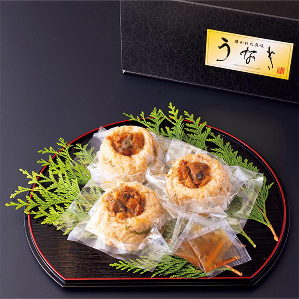 【夏の贈りもの】まんてんや　結びうな茶漬け３個 商品サムネイル