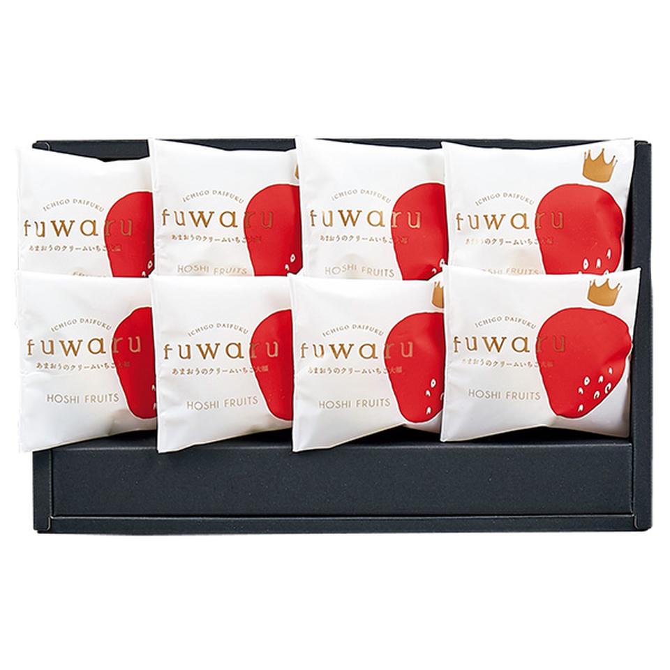 【夏の贈りもの】ホシフルーツ　あまおうのクリームいちご大福　ｆｕｗａｒｕ 商品サムネイル