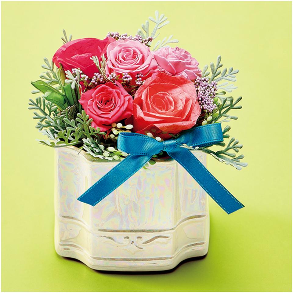 【母の日早得】Ｌｕｎａ和紙とプリザーブドフラワーで彩る花「ピンキースイート」 商品サムネイル