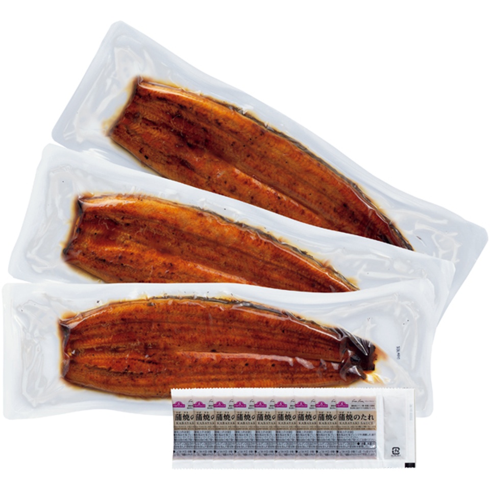 【夏の贈りもの】トップバリュグリーンアイナチュラル うなぎ蒲焼超特大３尾 商品サムネイル