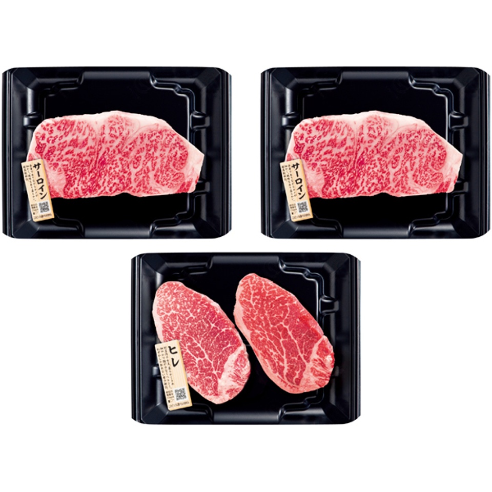 【夏の贈りもの】匠和牛 北海道明正牧場産 雌牛限定サーロインステーキ＆ヒレステーキ用詰合せ 商品サムネイル