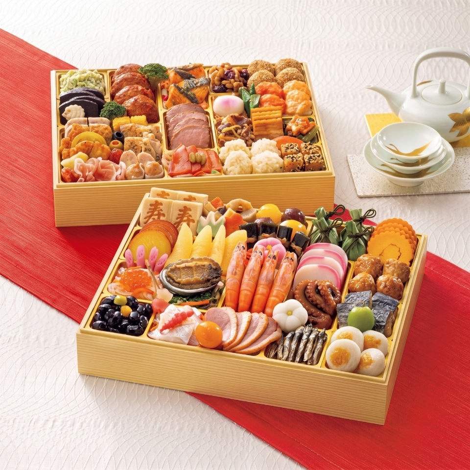 【おせち早得】トップバリュ 和洋中特大二段重 「饗宴」 [冷蔵] ４－５人前 商品サムネイル