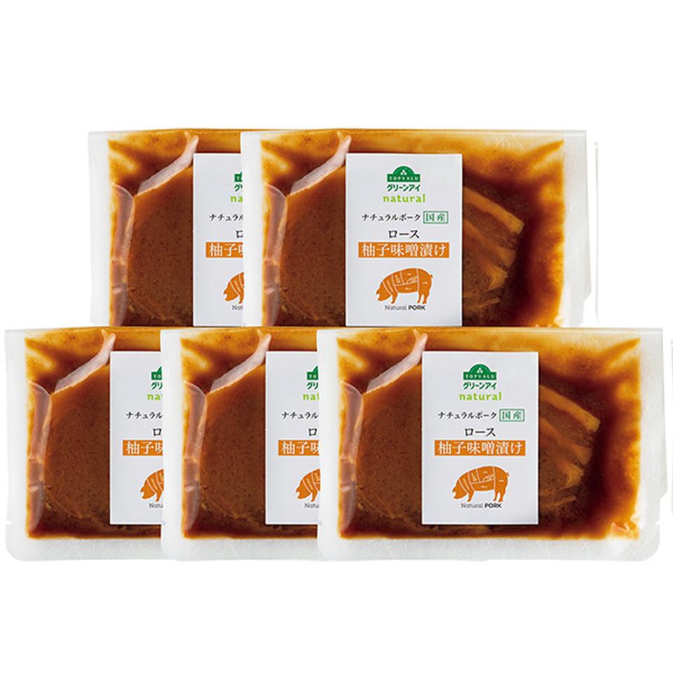 【夏の贈りもの】トップバリュ　グリーンアイナチュラル　ナチュラルポーク　ロース柚子味噌漬け 商品サムネイル