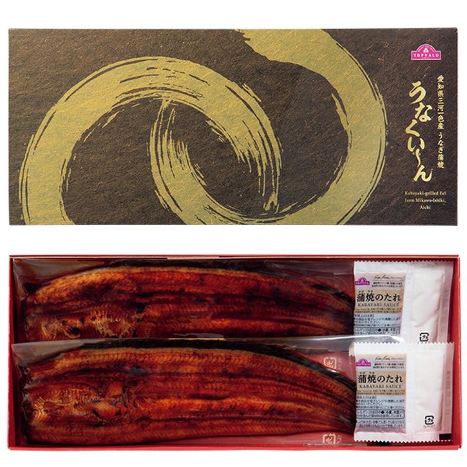 【夏の贈りもの】トップバリュ　愛知県三河一色産うなぎ蒲焼　うなくいーん　２尾 商品サムネイル