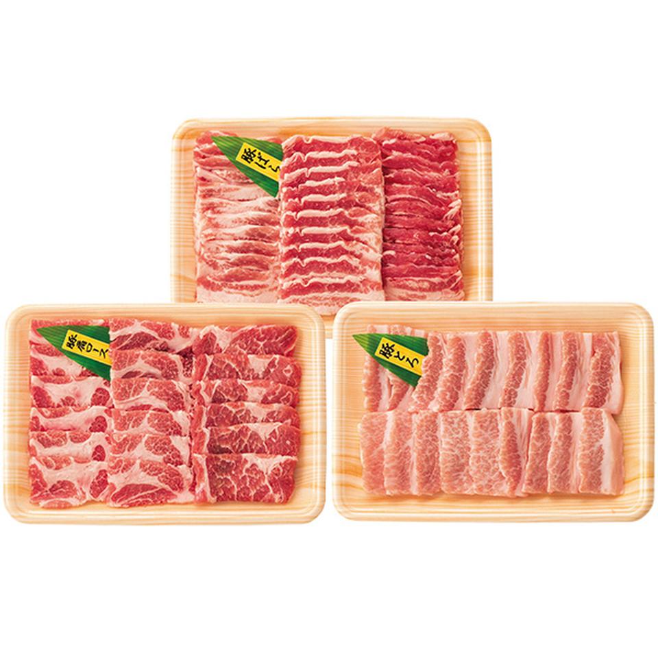【夏の贈りもの】トップバリュ　グリーンアイナチュラル　ナチュラルポーク焼肉食べくらべセット 商品サムネイル